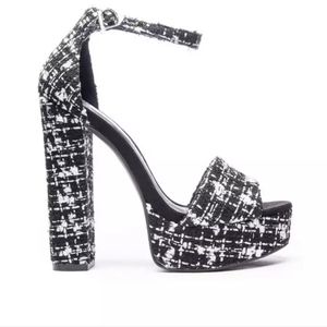 Chinese laundry tweed platform